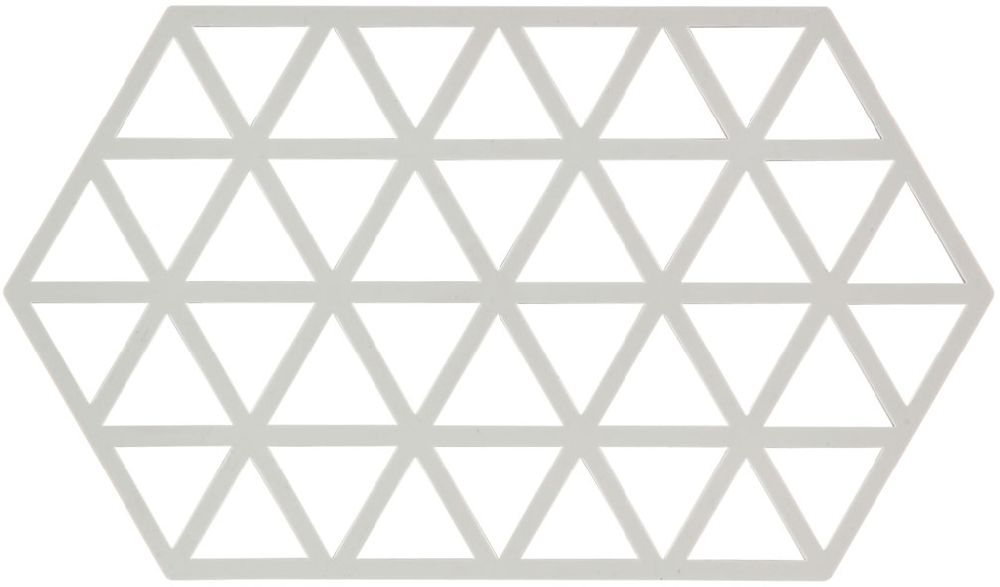 Zone Denmark Triangles support de cuisine 38x24x1 cm gris 330313