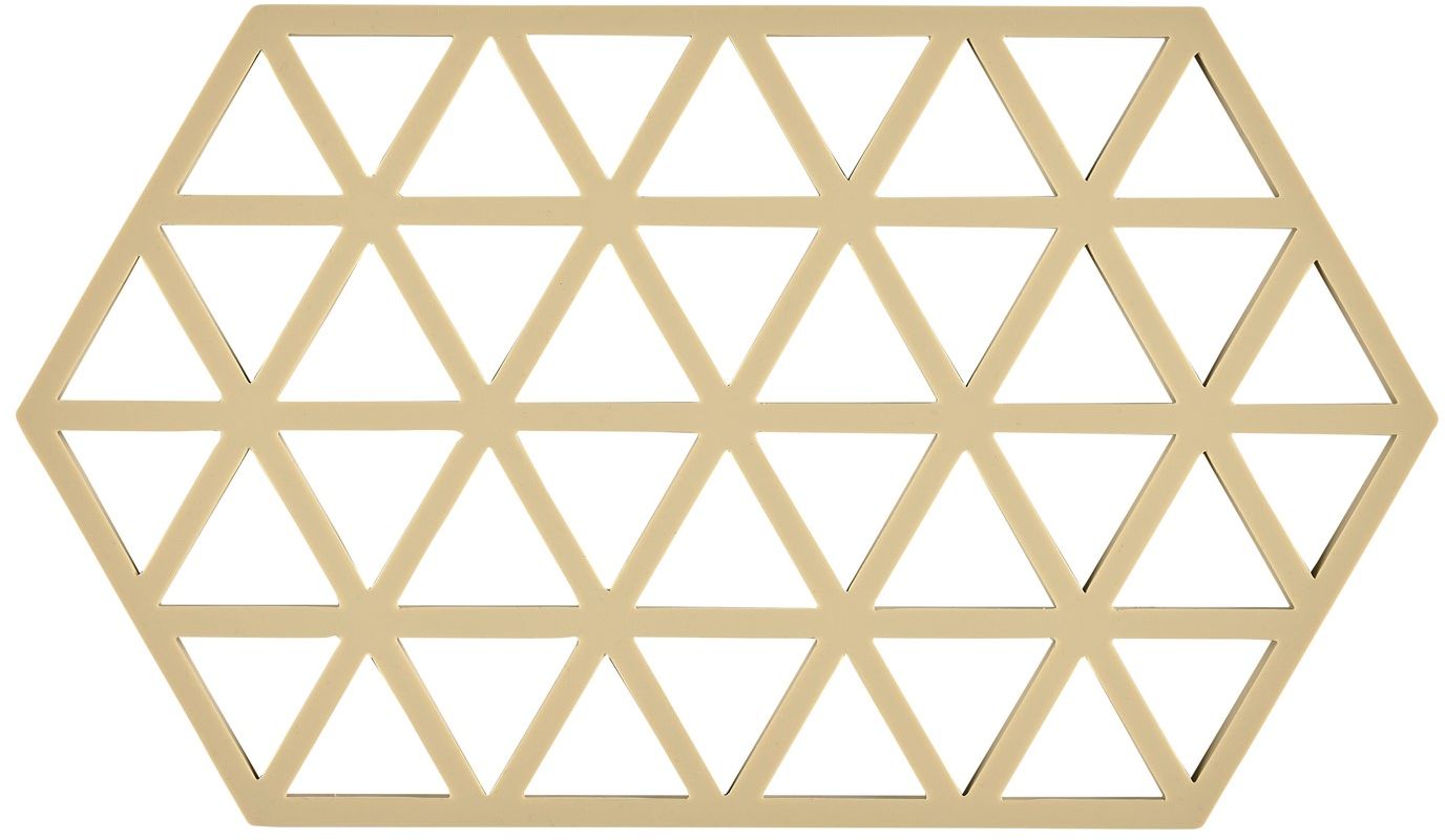 Zone Denmark Triangles support de cuisine 38x24x1 cm beige 12430