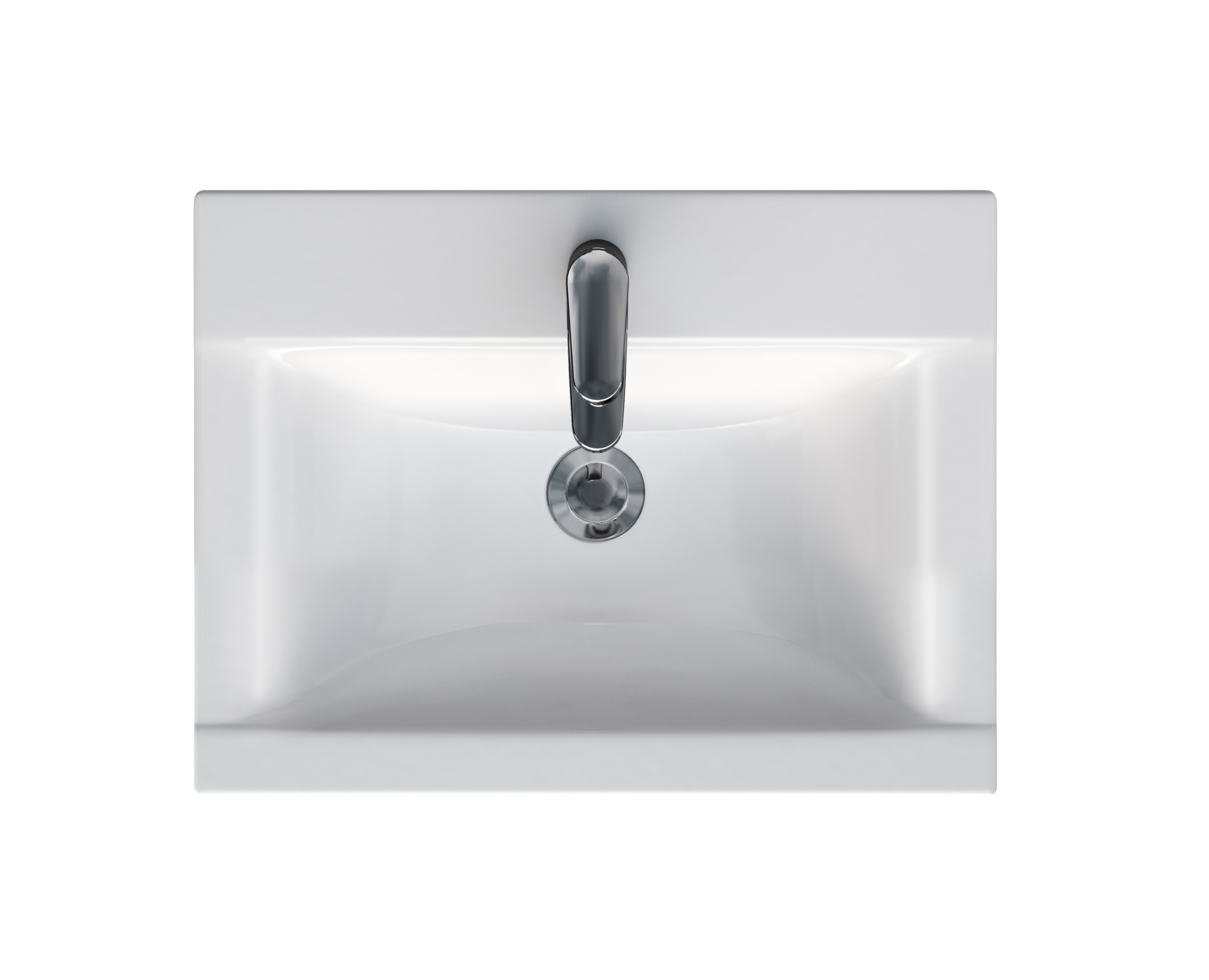 Cersanit Ontario lavabo 60x45 cm rectangulaire de meuble blanc K669-010