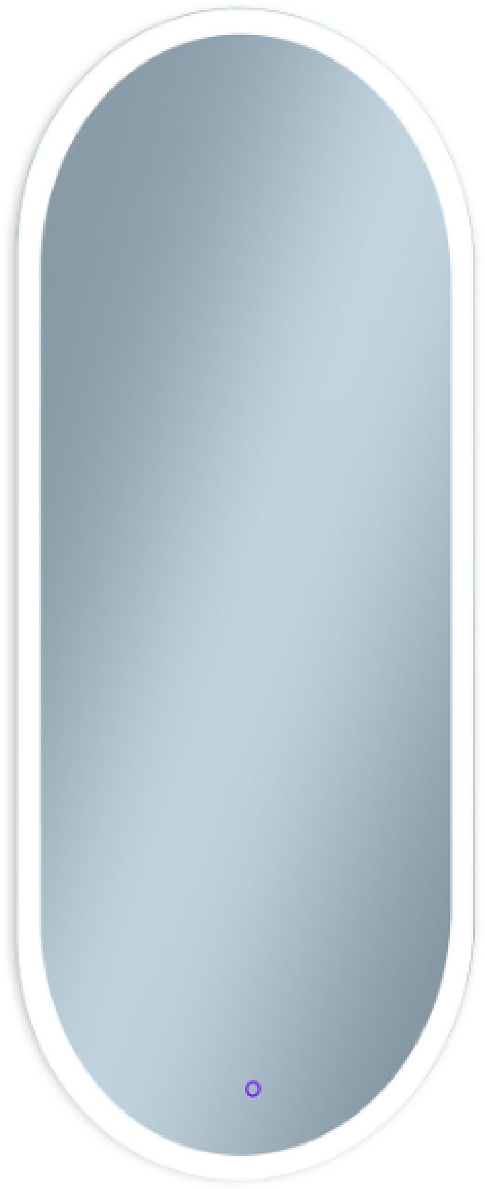 Venti Elipson miroir 45x105 cm ovale avec éclairage 5907459662771
