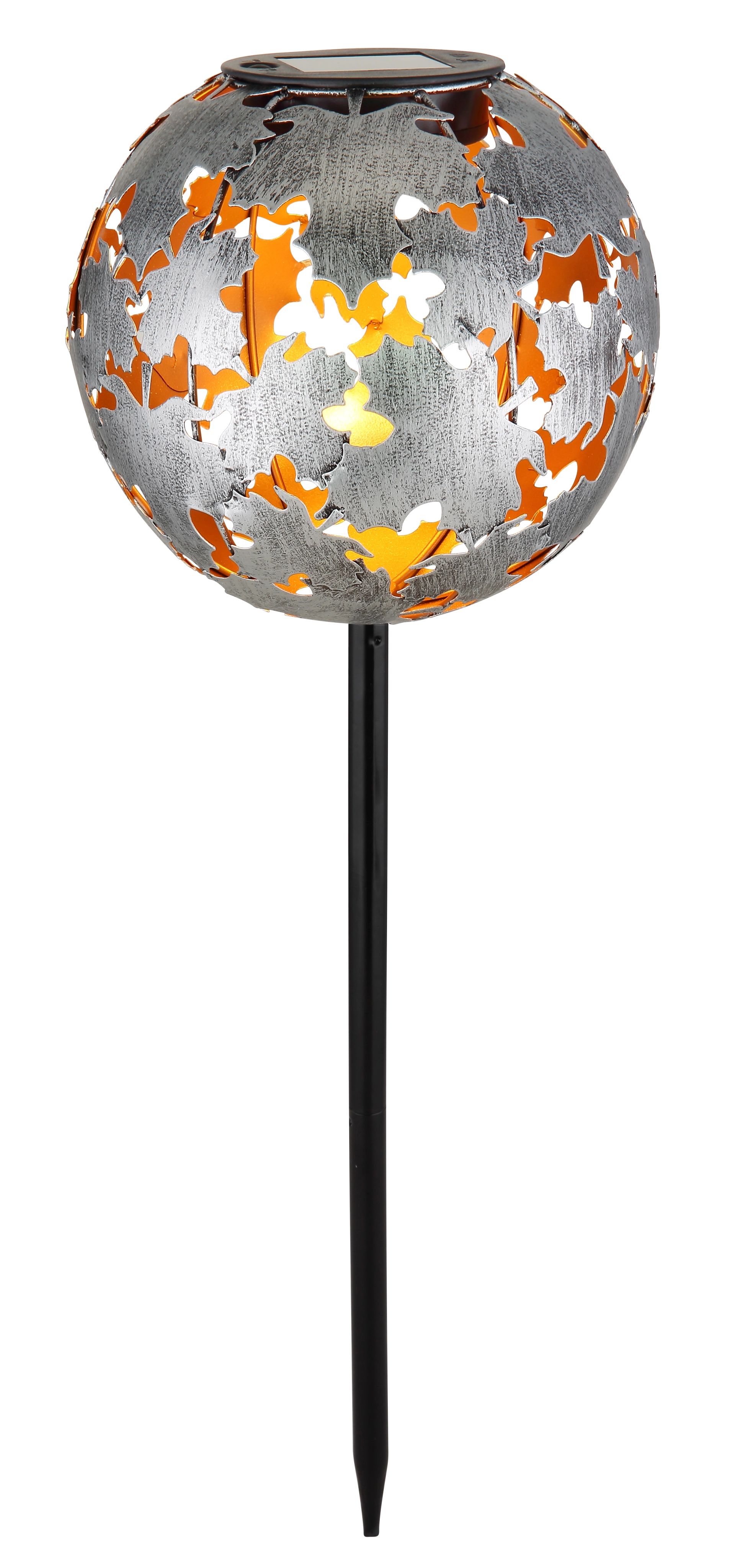 Globo Lighting Solar lampe solaire sur pied 1x0.02 W gris 36748S