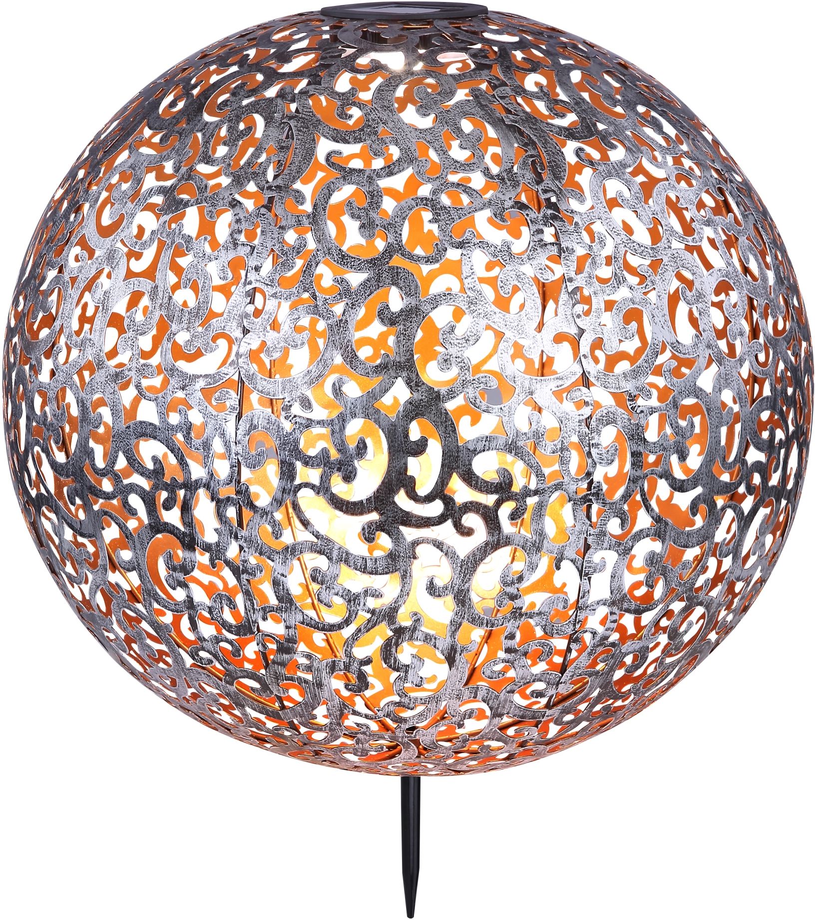 Globo Lighting Solar lampe solaire sur pied 1x0.12 W gris 33745