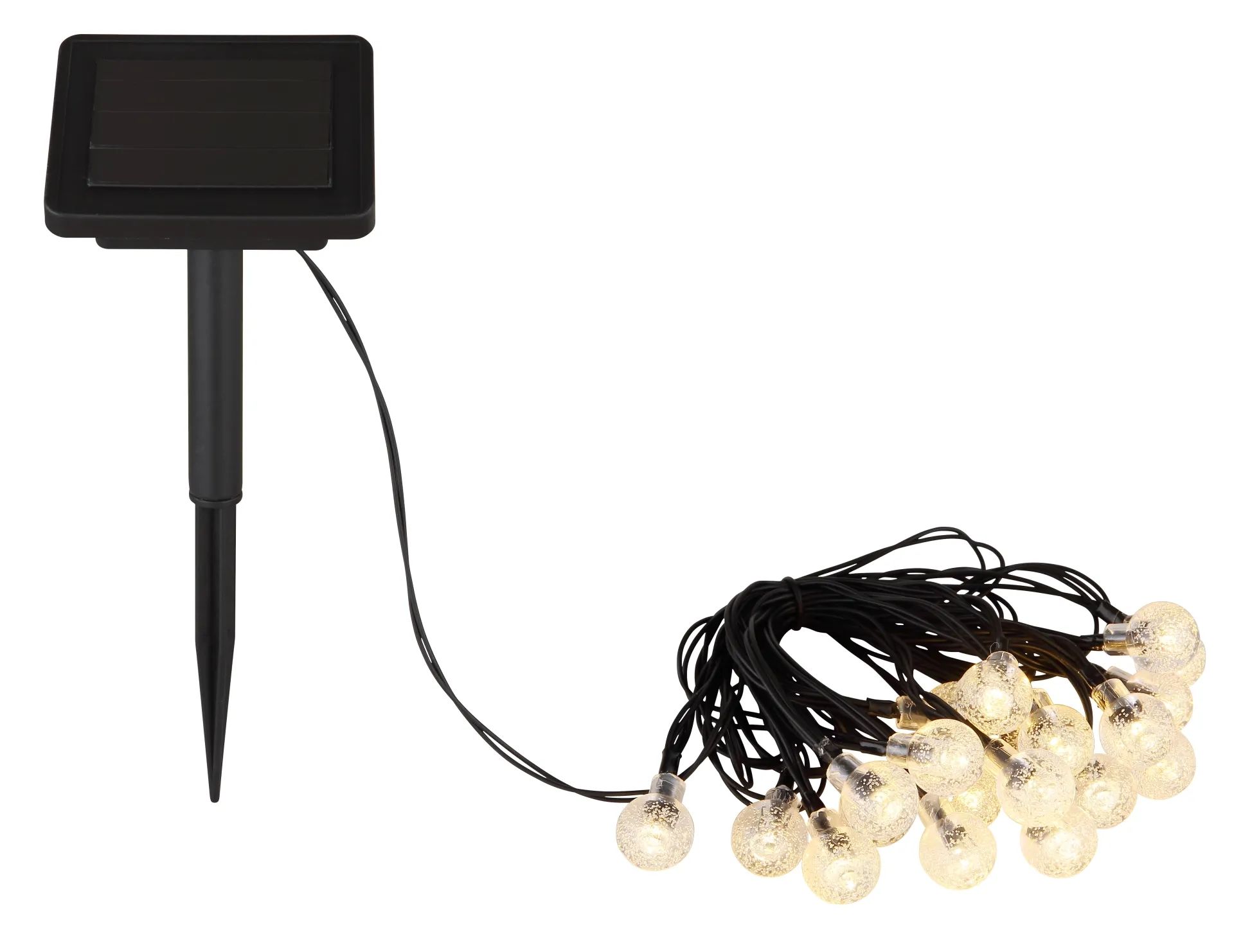 Globo Lighting Solar guirlande extérieure 1x0.06 W noir 36802-20