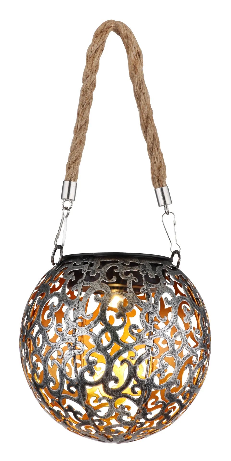 Globo Lighting Solar lampe solaire suspendue 1x0.06 W noir 36744