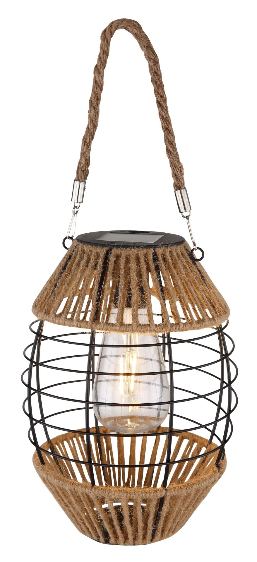 Globo Lighting Solar lampe solaire de table 1x2 W noir 36669