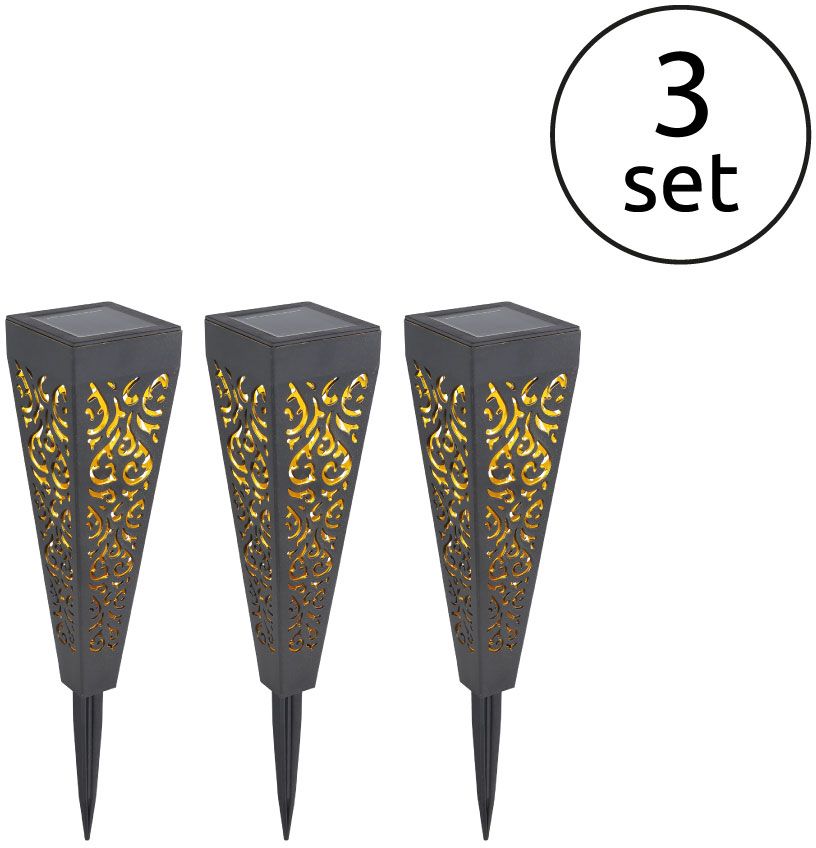 Globo Lighting Solar lampadaire 1x0.1 W noir 33578-3
