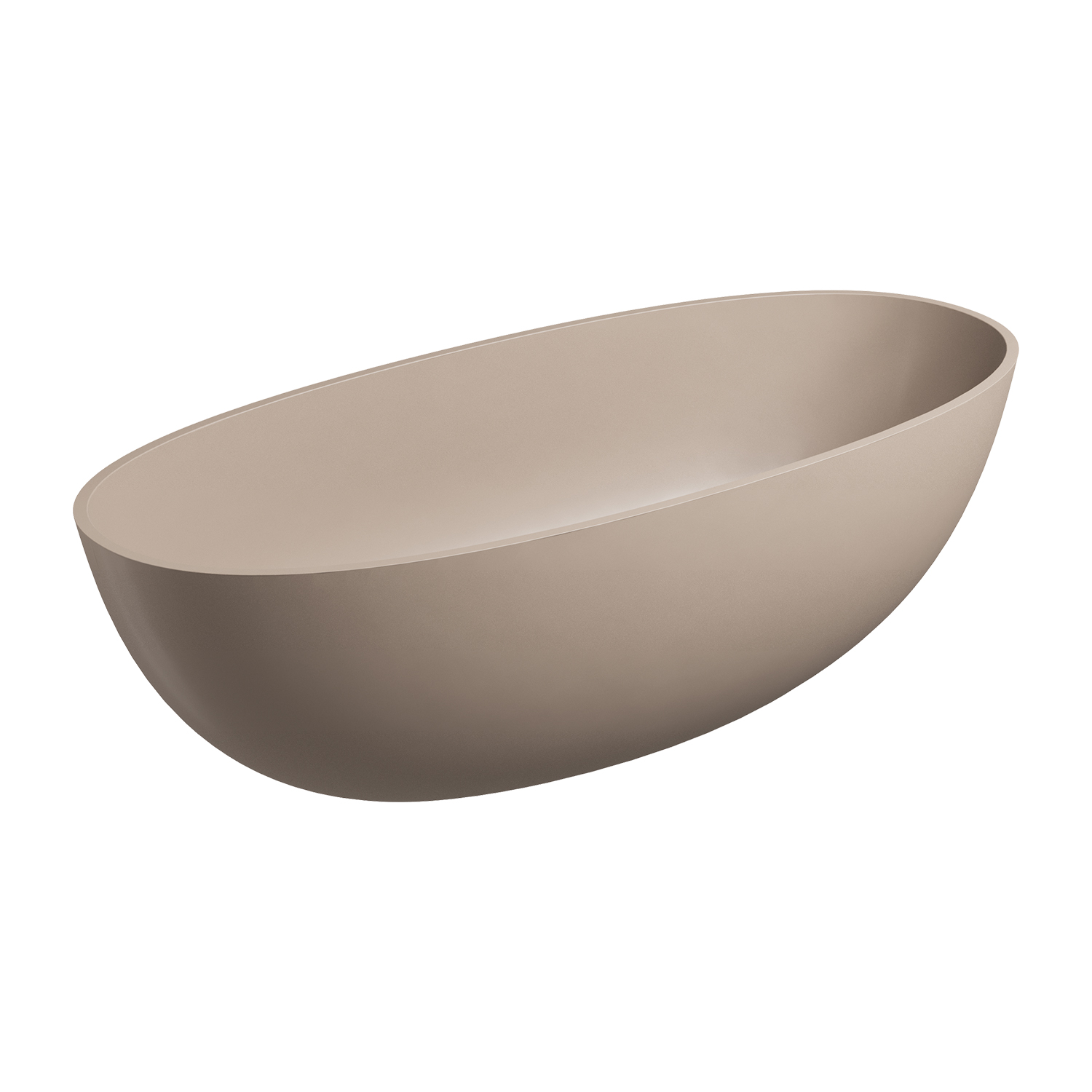 Omnires Shell M+ baignoire autoportante 175x78 cm ovale SHELL175WWDB