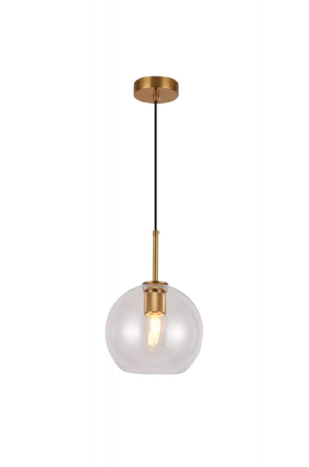GTV Giglas lampe suspendue 1x40 W doré OS-GIG-40-DEC