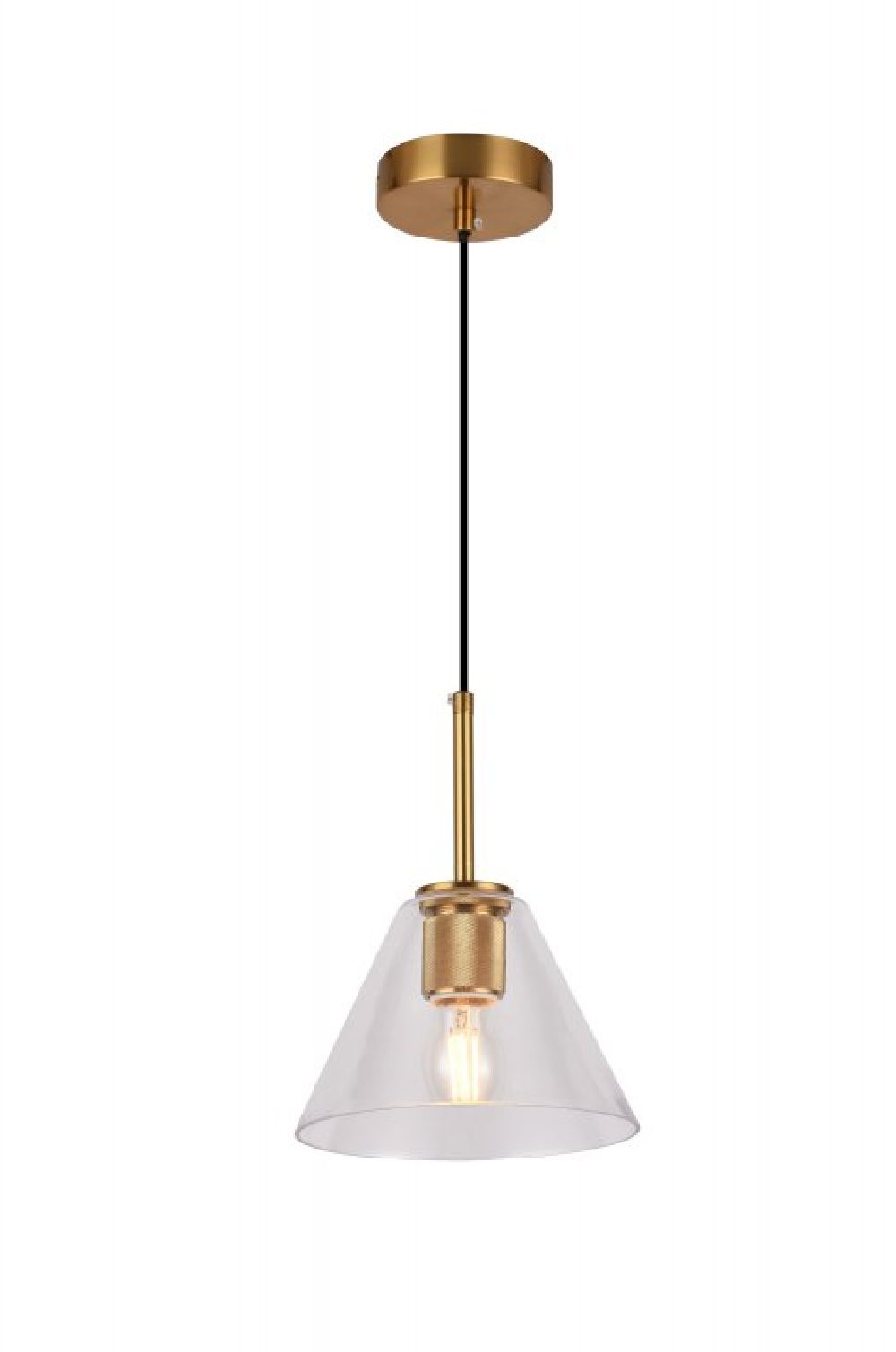 GTV Giglas lampe suspendue 1x40 W doré OS-GIG2-40-DEC