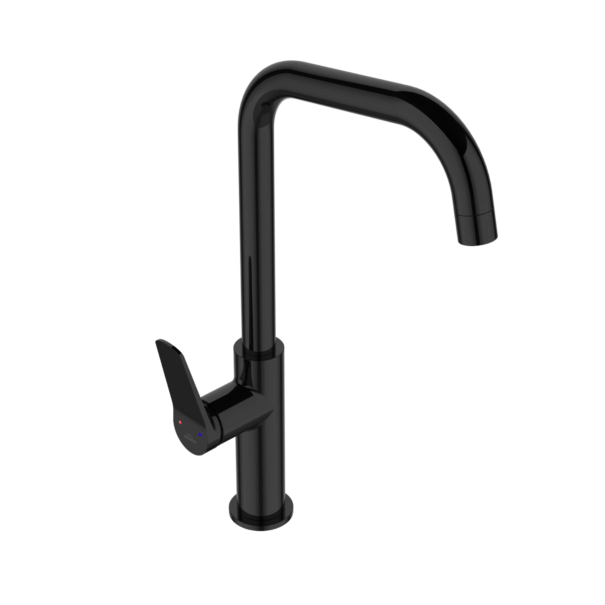 Invena Alonia mitigeur de cuisine sur pied noir BZ-70-004