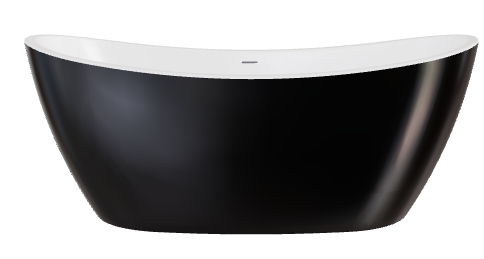 Besco Ayla baignoire autoportante 170x80 cm ovale bicolore #WAS-170ABBI