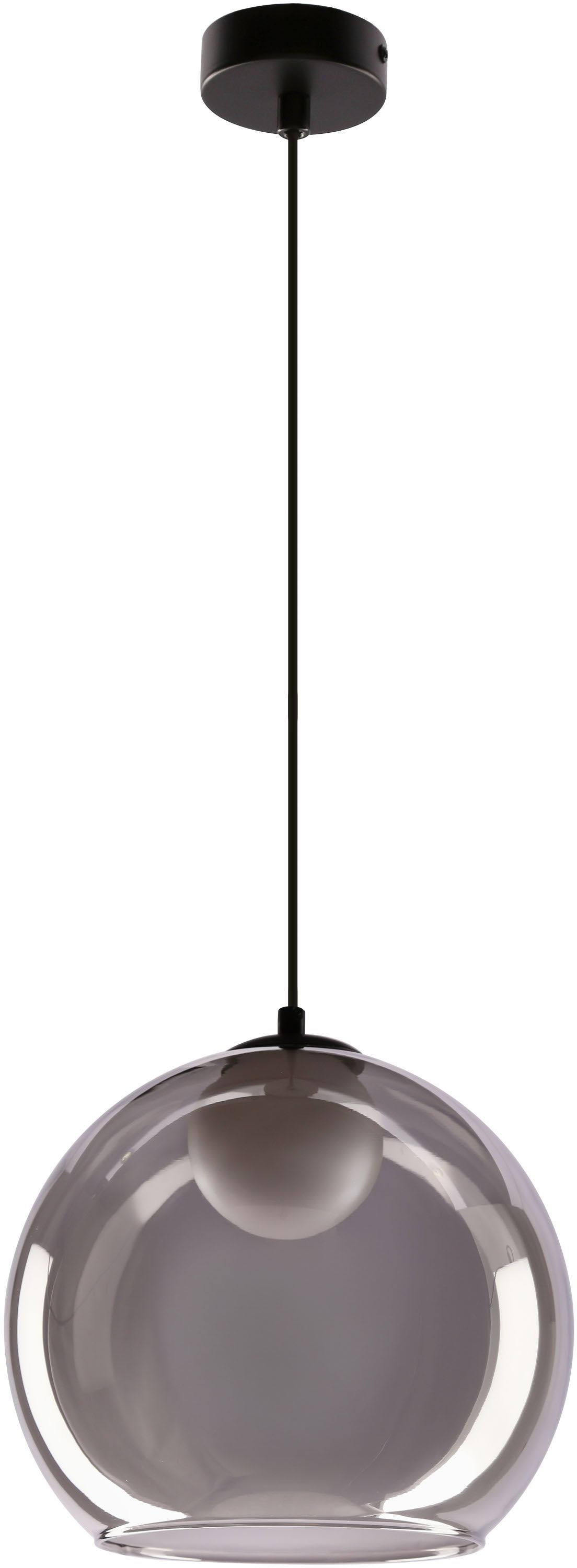 Candellux Brin lampe suspendue 1x15 W noir-fumé 31-38333