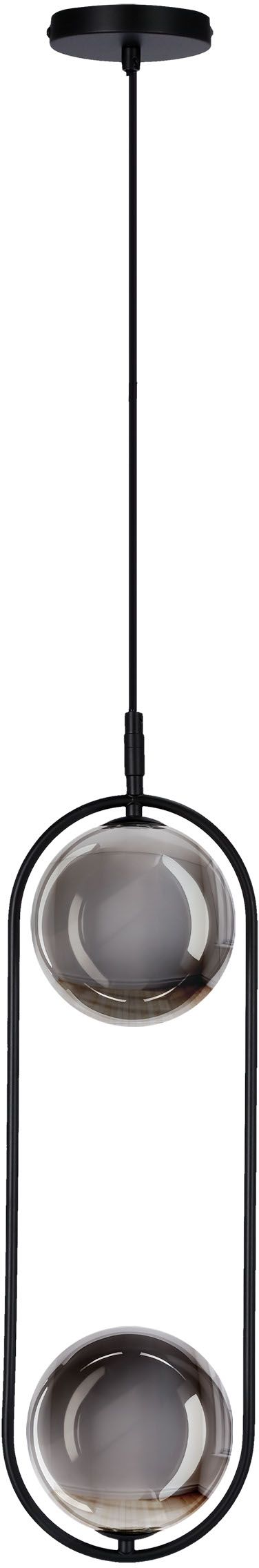 Candellux Cordel lampe suspendue 2x28 W graphite 32-44051