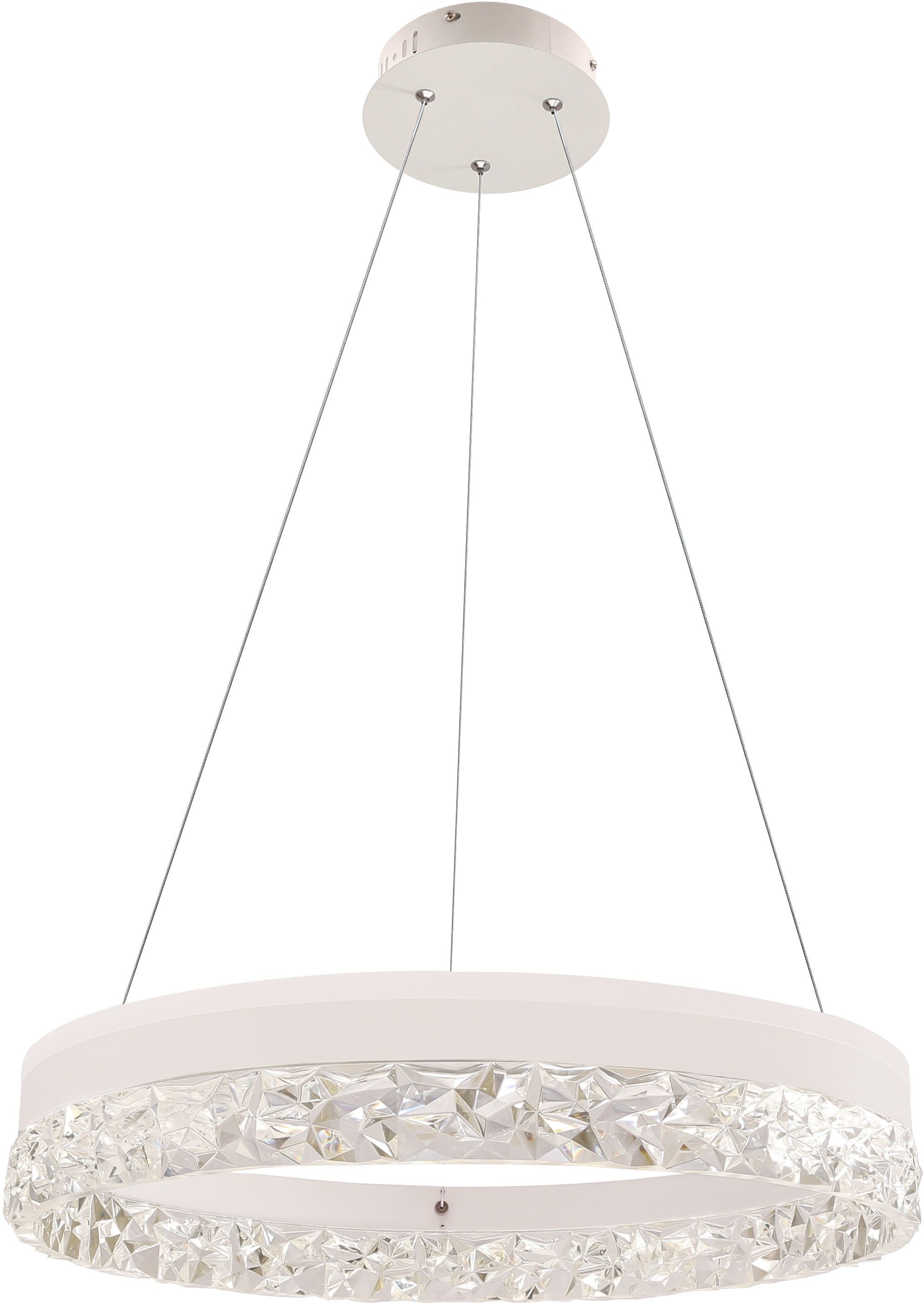Candellux Frozi lampe suspendue 1x32 W blanc 31-35547