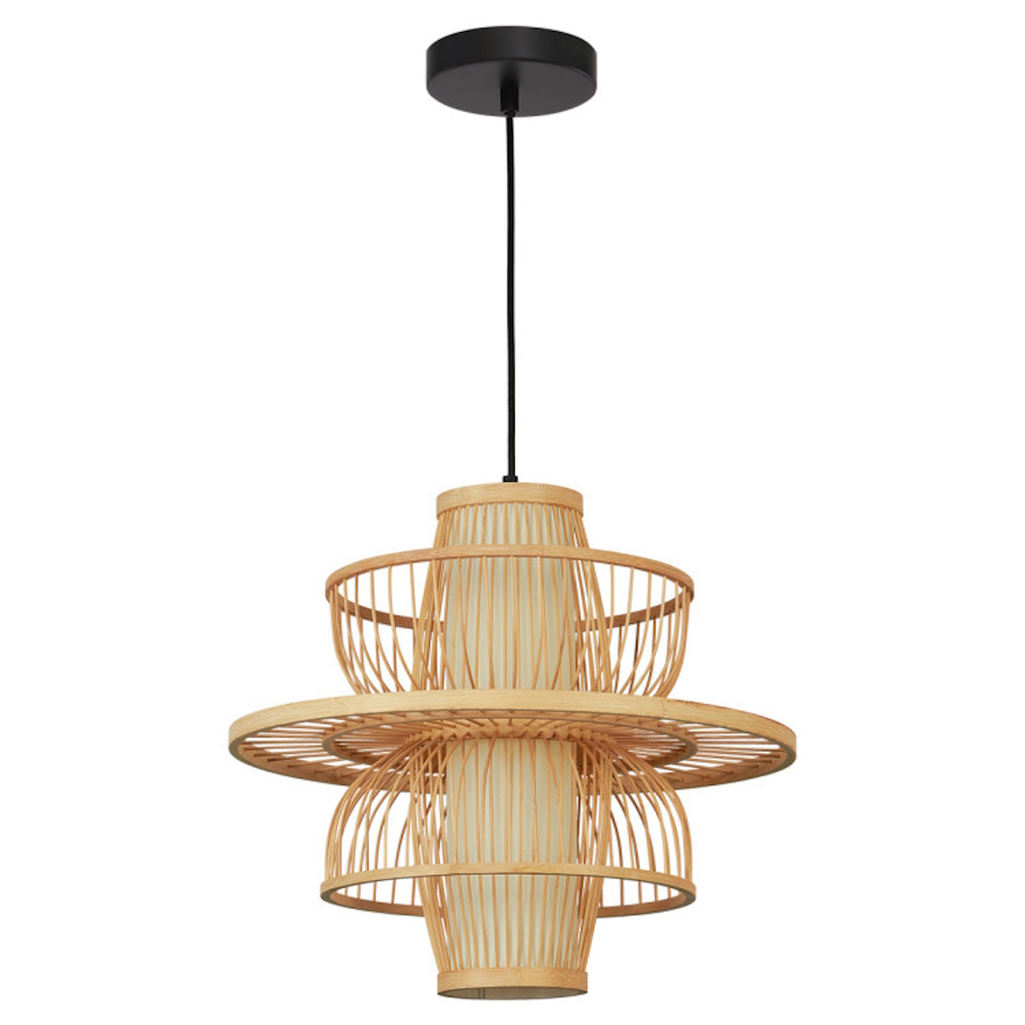 Light Prestige Astra lampe suspendue 1x15 W rotin LP-3110/1P NT
