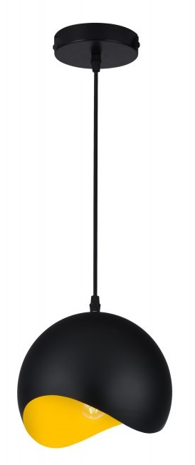 GTV Mavia lampe suspendue 1x40 W noir OS-MAV-13-DEC