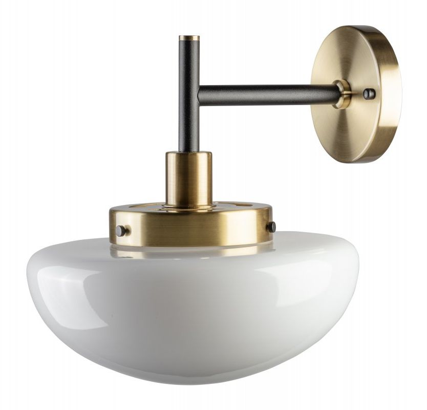 GTV Lamia applique murale 1x40 W noir-doré OS-LAM2-11-DEC