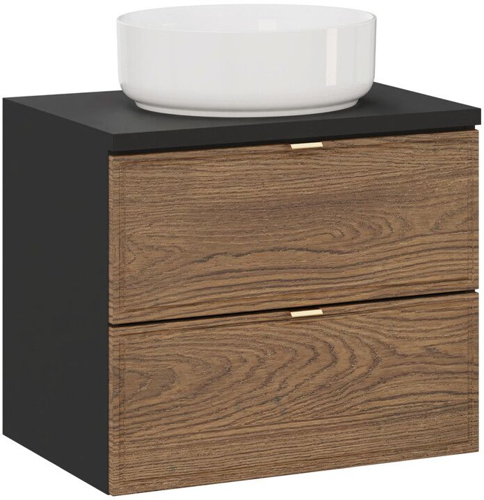 Set armoire Comad Talia Casella TALIA CASELLA 82-60-46-2S, lavabo Comad Maja UN-MAJA-GW, BLACK 89-60-46 L