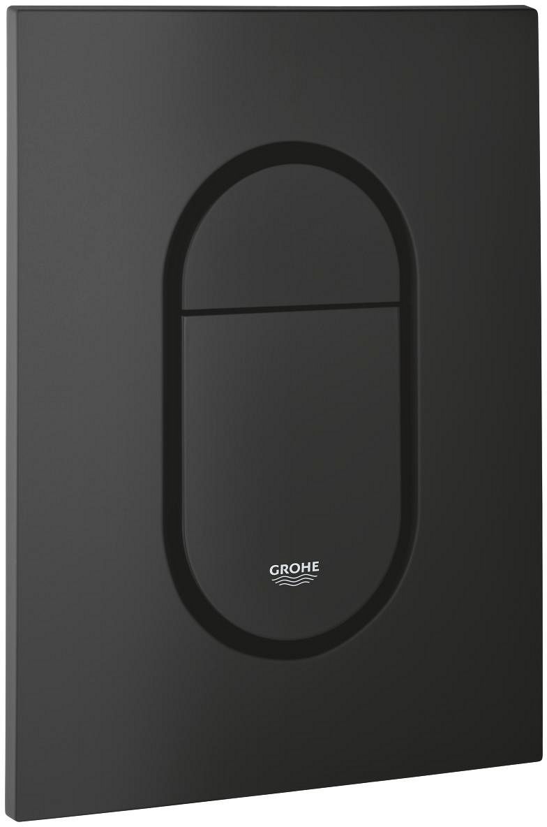 Grohe Arena Cosmopolitan S bouton de chasse d'eau pour WC noir 37624KF0
