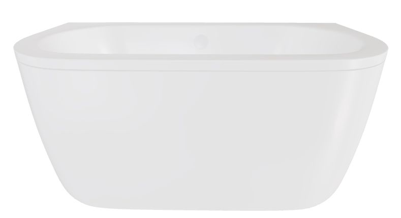 Besco Volya baignoire murale 170x75 cm ovale blanc #WKV-170-WBO