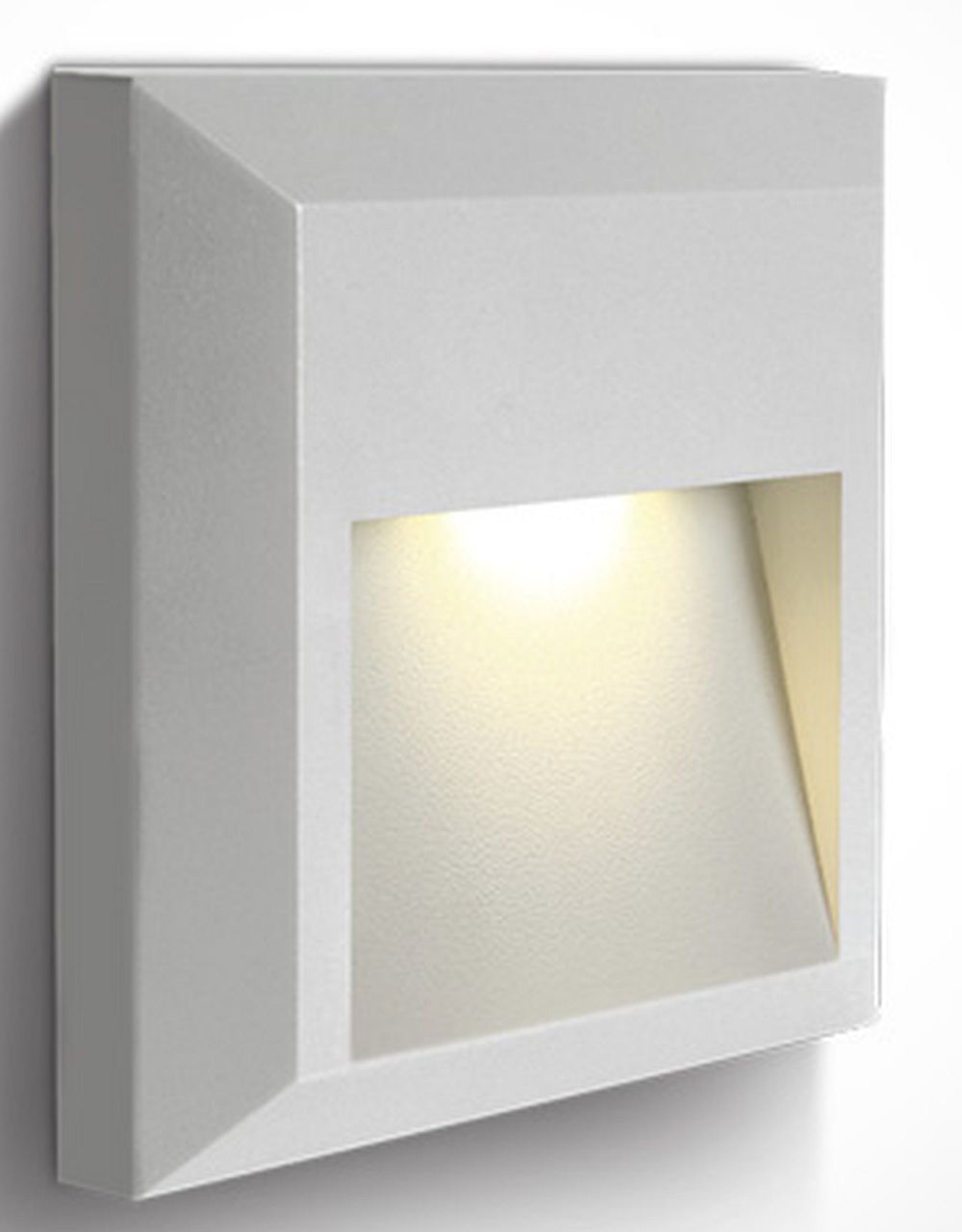 One Light Kesario applique murale extérieure 1x2 W blanc 67388B/W/W