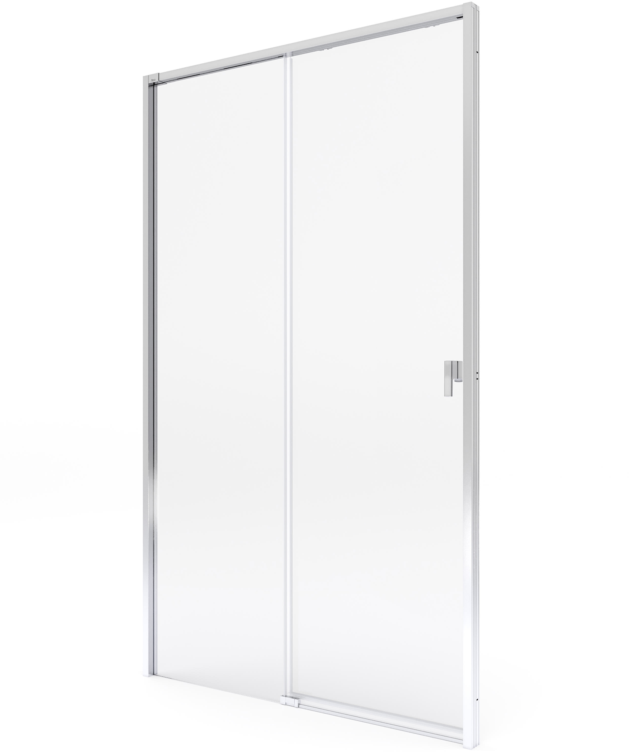 Roca Metropolis-N porte de douche 100 cm coulissant chrome brillant/verre transparent AMP1310012M