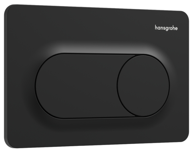 Hansgrohe iFrame Original S bouton de chasse d'eau pour WC noir 66002670