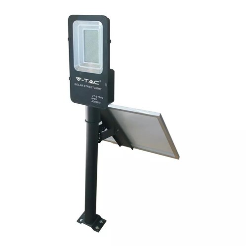 V-TAC lampe solaire suspendue 1x50 W noir 95509