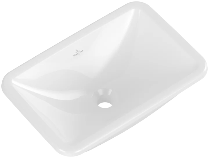 Villeroy & Boch Loop & Friends lavabo 51x34 cm rectangulaire encastrée blanc brillant 4A6401R1