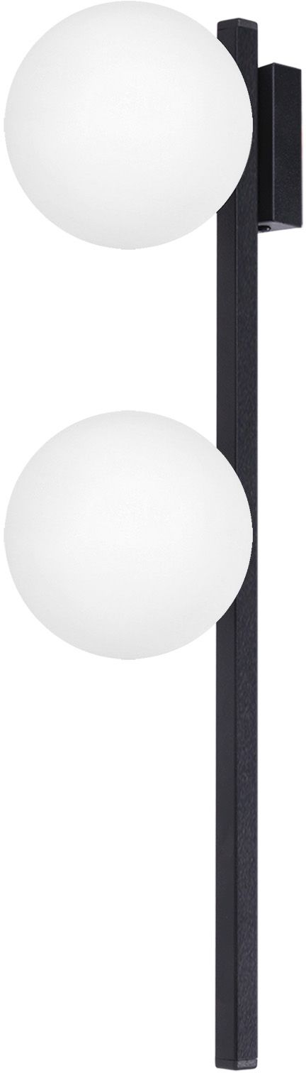 Kaja Korfu applique murale 2x10 W blanc-noir K-5463