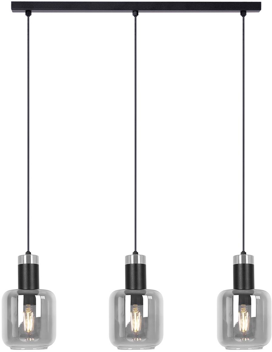 Kaja Denis lampe suspendue 3x15 W noir-graphite K-5263