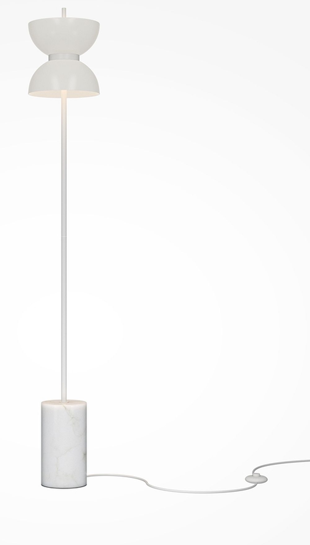 Maytoni Kyoto lampadaire 1x11 W blanc MOD178FL-L11W3K