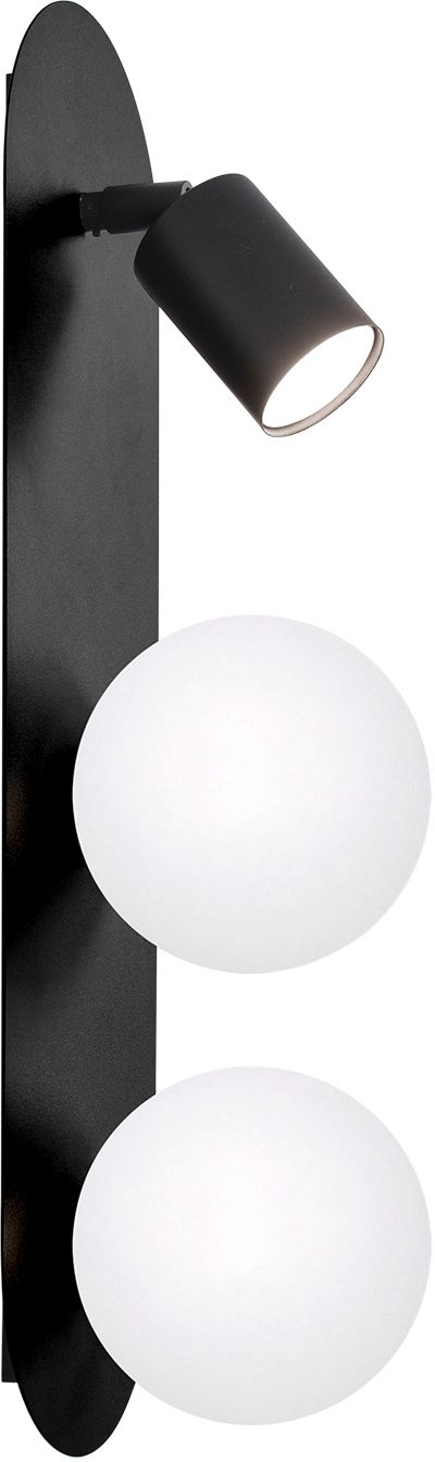 Kaja Aries applique murale 3x10 W blanc-noir K-5481