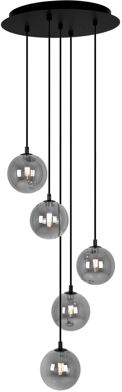 Kaja Dori lampe suspendue 5x10 W noir-graphite K-5556