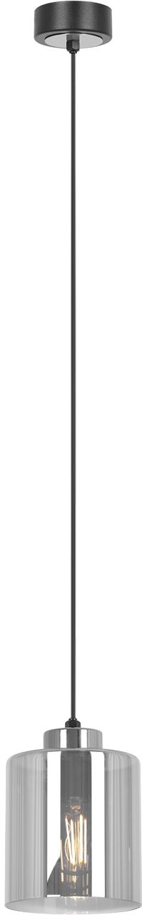 Kaja Luna lampe suspendue 1x15 W noir-argenté-graphite K-5525