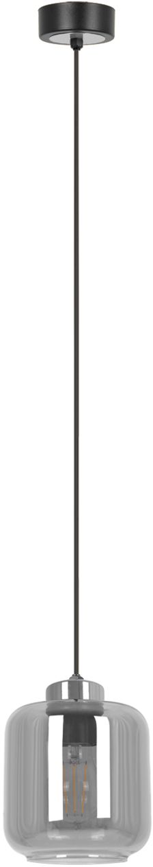 Kaja Piega lampe suspendue 1x15 W noir-argenté-graphite K-5515