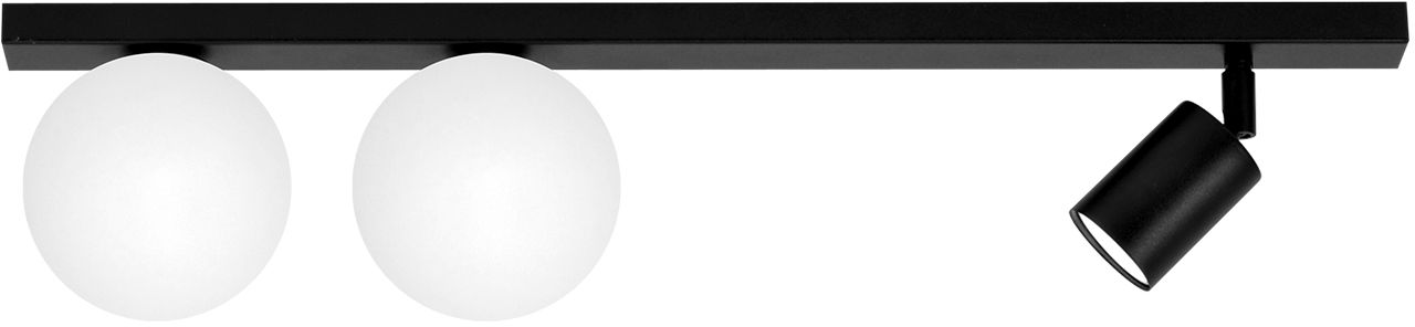 Kaja Swing plafonnier 3x10 W blanc-noir K-5490