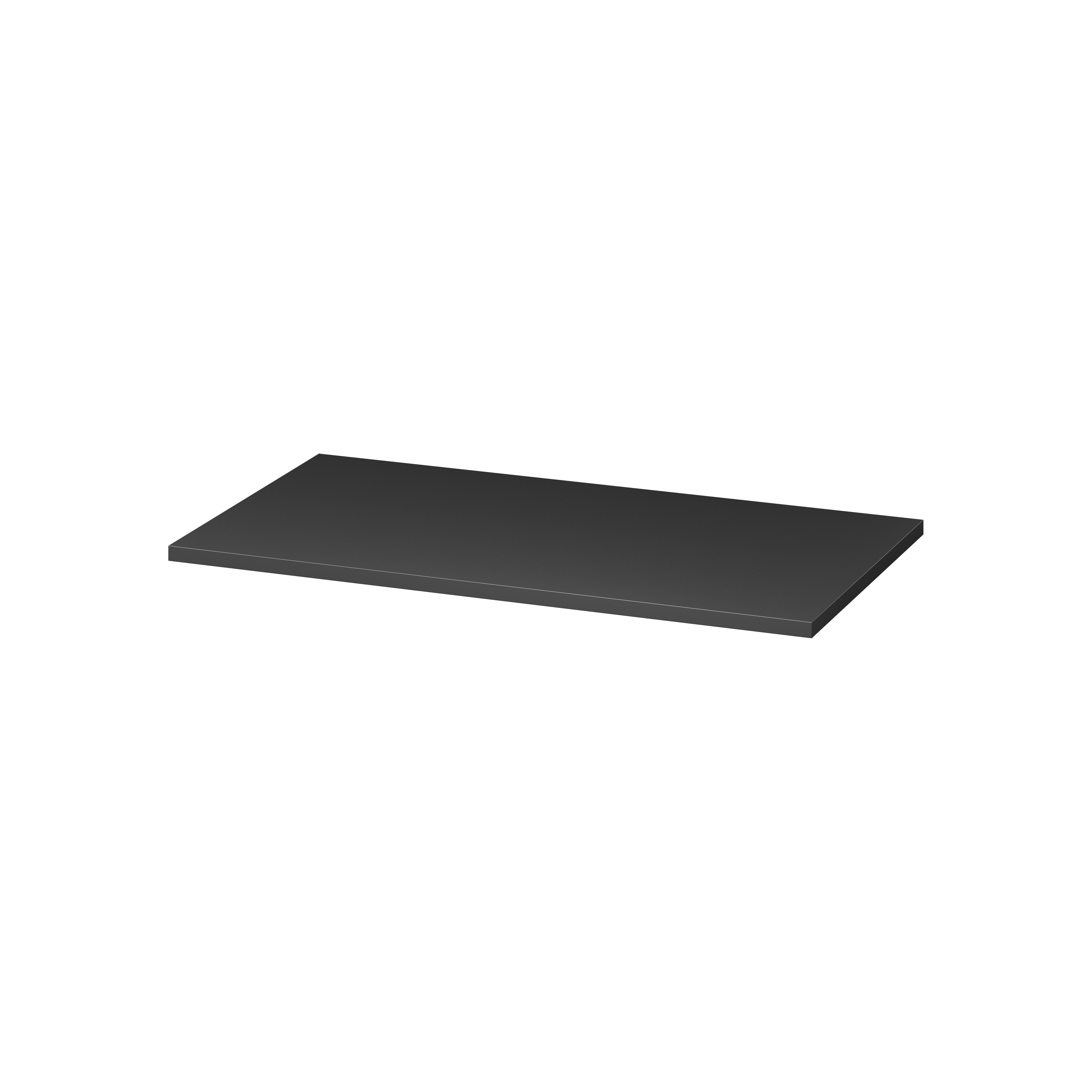 Cersanit Tirso plan de travail 80x45 cm noir S1021-014