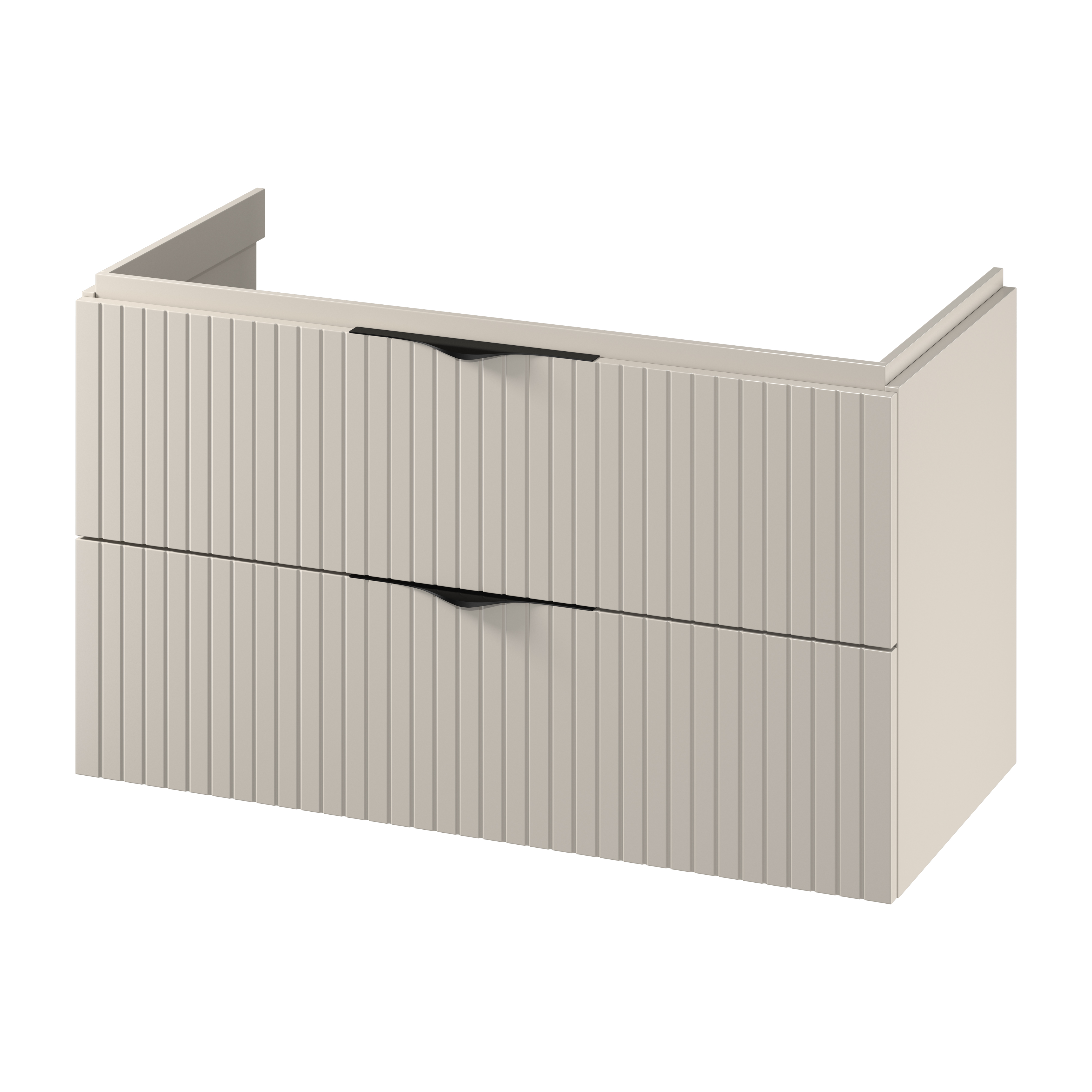 Cersanit Tirso armoire 99.4x44.6x57.2 cm sous-lavabo suspendu cappuccino-beige S1015-013