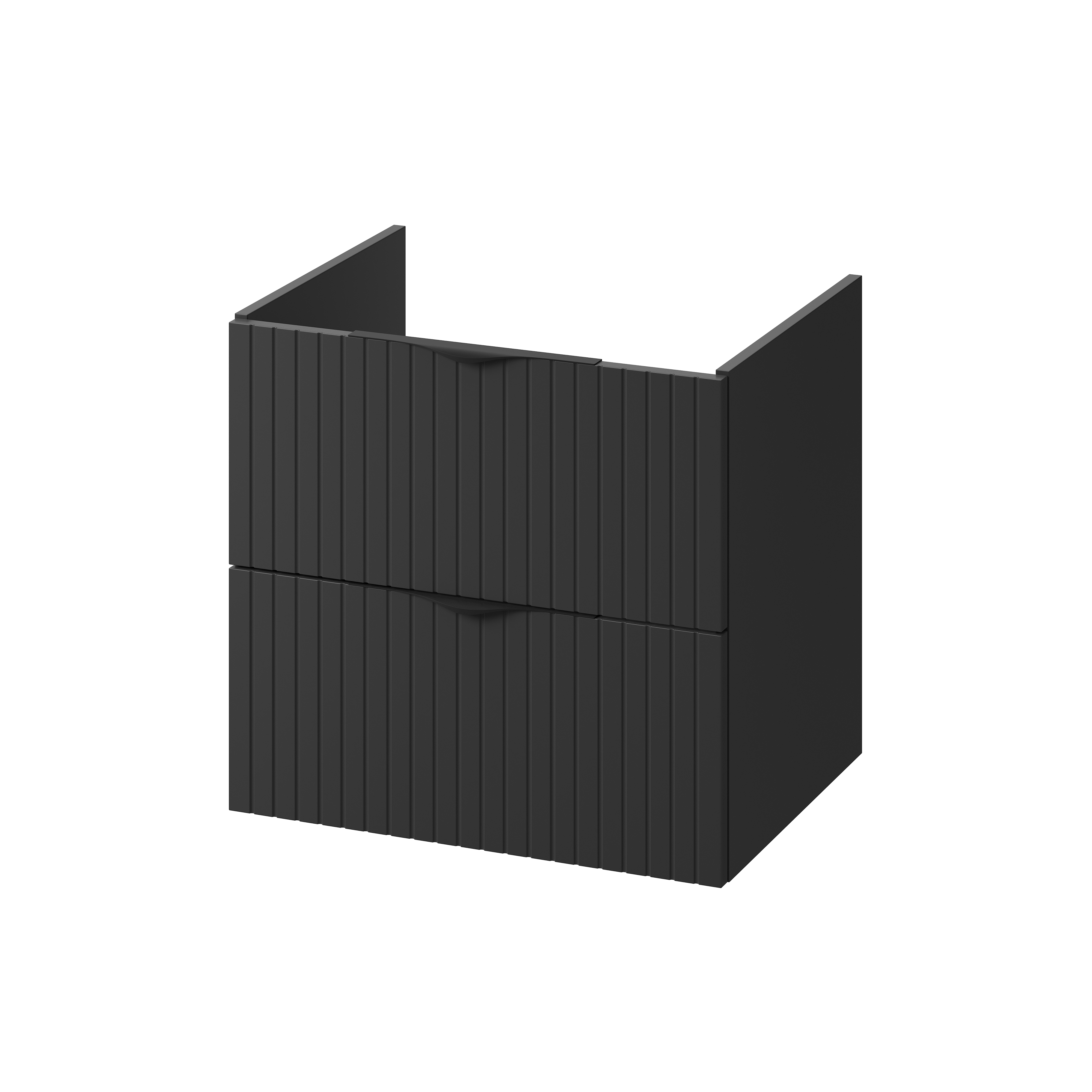 Cersanit Tirso armoire 59.4x44.7x57.2 cm sous-lavabo suspendu noir S1017-010