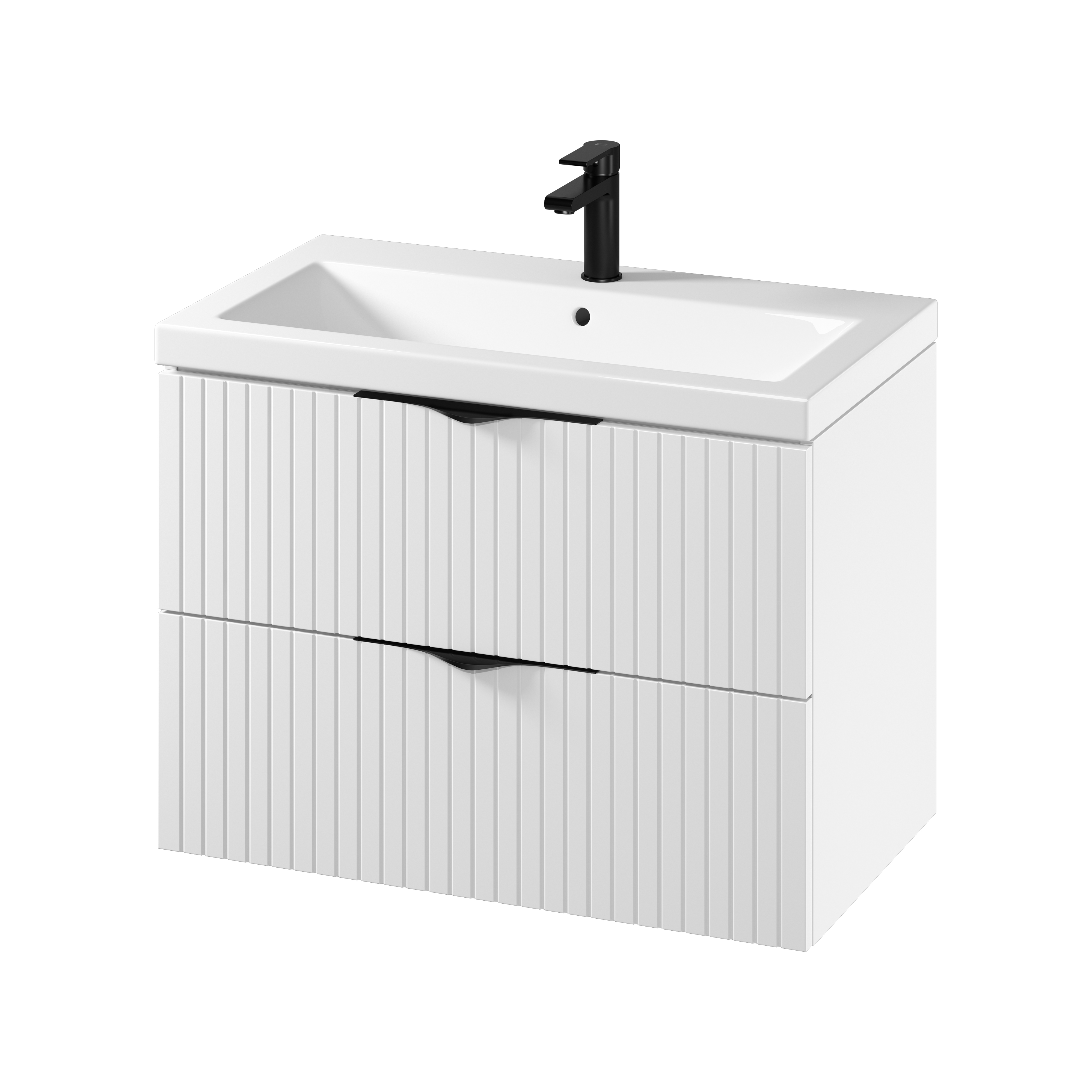 Cersanit Tirso lavabo avec meuble 80 cm blanche S801-547