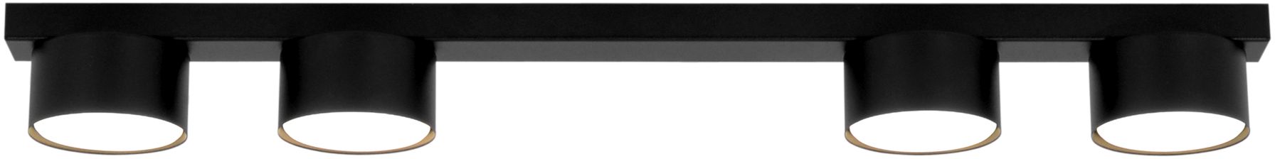Kaja Cruz plafonnier 4x10 W noir K-5532