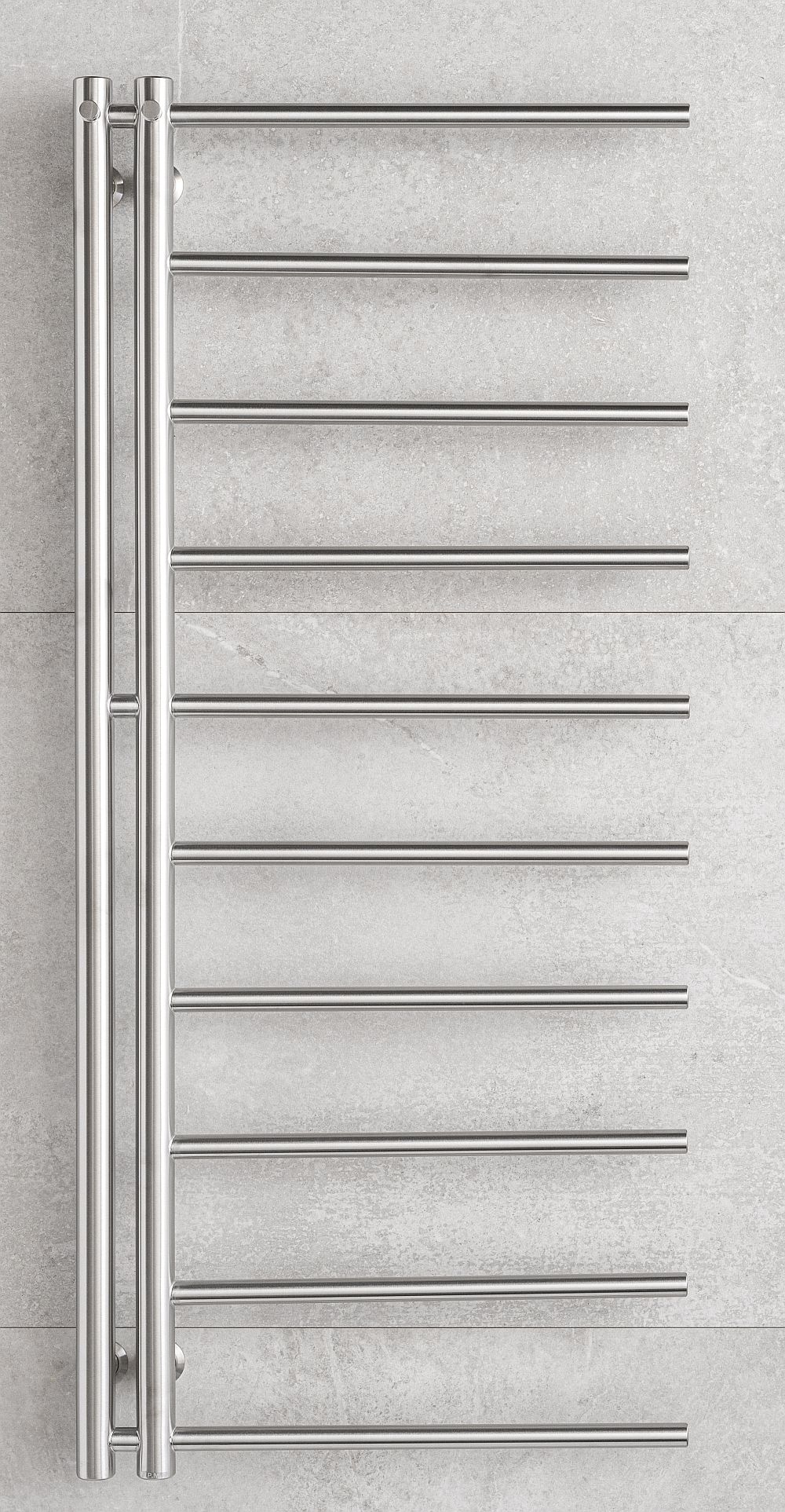 P.M.H. Apollo radiateur de salle de bain échelle 114x50 cm acier inoxydable AP1SS