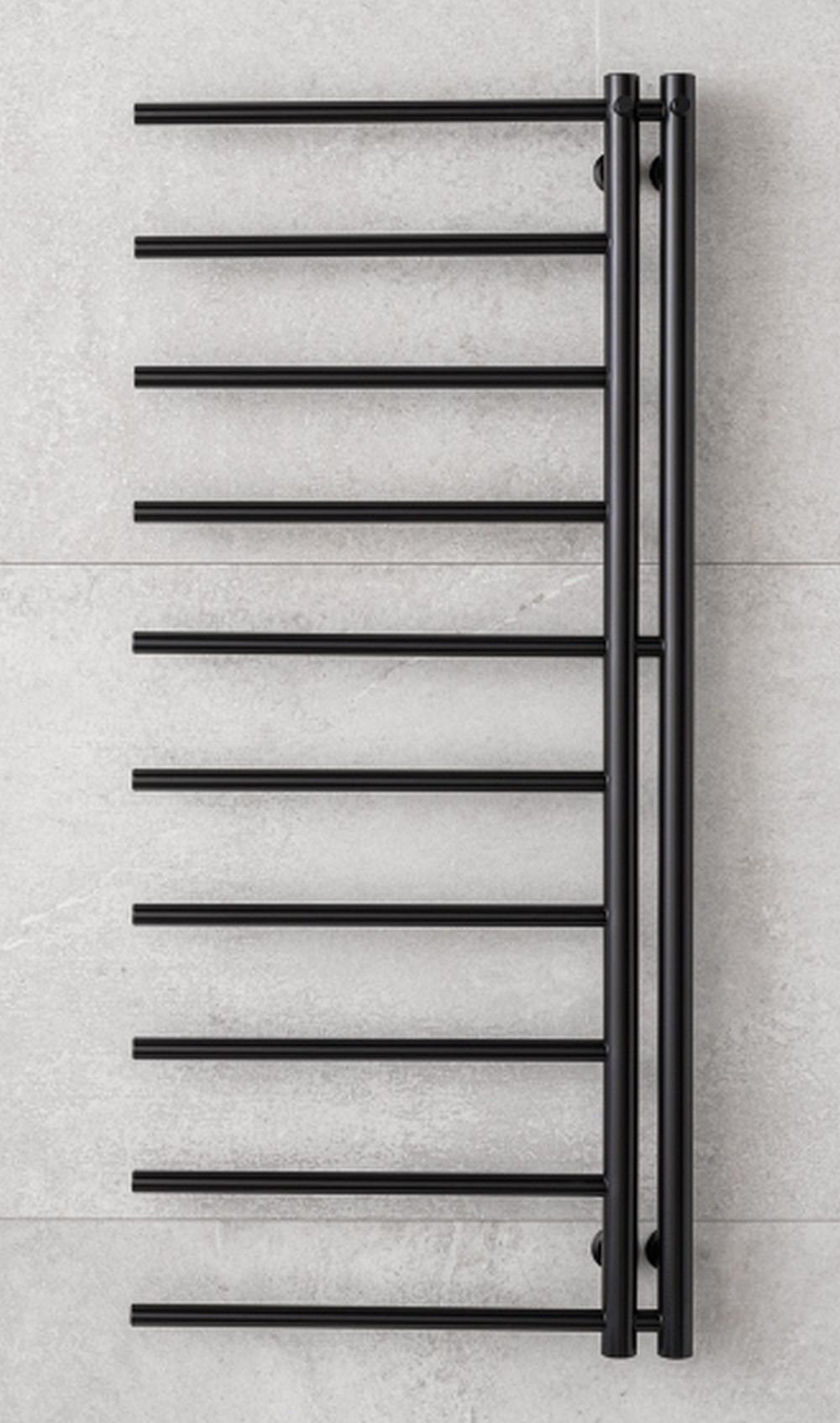 P.M.H. Apollo radiateur de salle de bain échelle 114x50 cm noir AP1BL-L