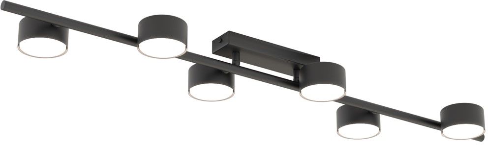 Emibig Bet plafonnier 6x12 W noir 1467/6