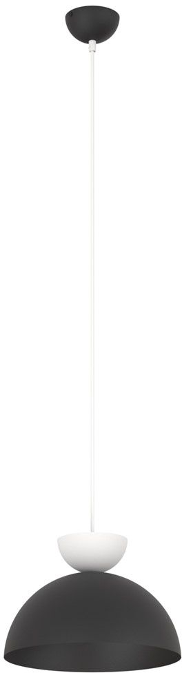 Emibig Lunaro lampe suspendue 1x12 W blanc-noir 1472/1S