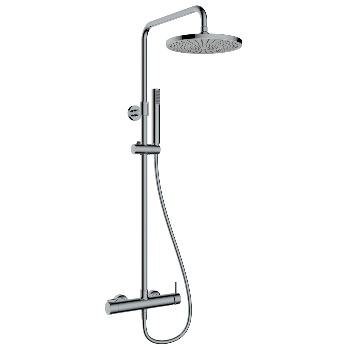 Oltens Molle ensemble de douche mural oui nickel 36504910