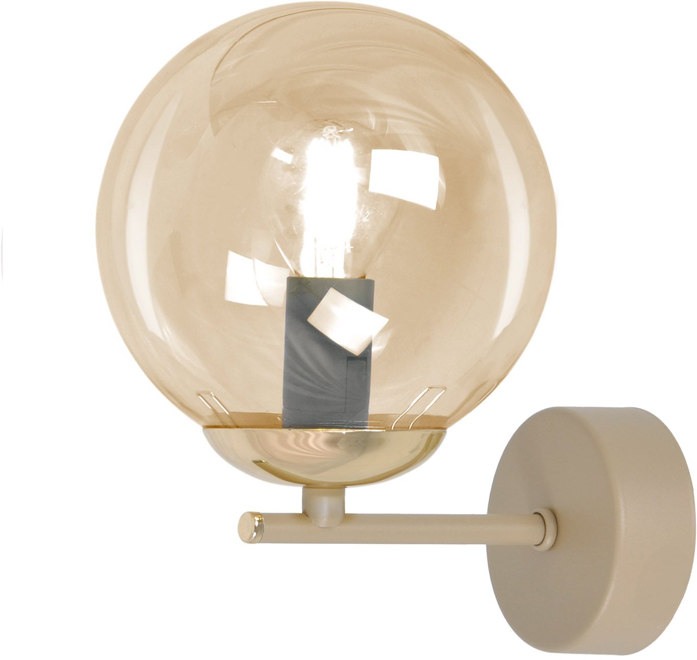 Kaja Felix applique murale 1x10 W ambre-beige K-5785
