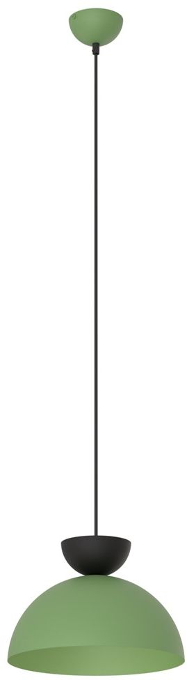 Emibig Lunaro lampe suspendue 1x12 W noir-vert 1473/1L