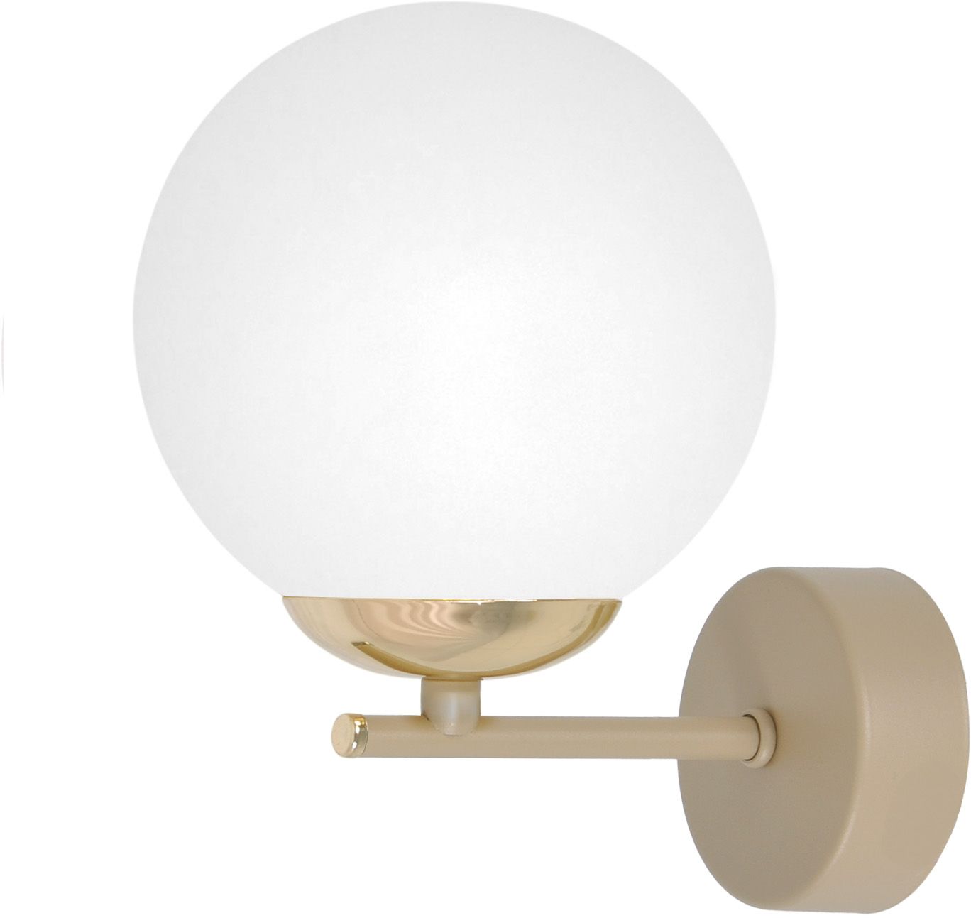 Kaja Savia applique murale 1x10 W blanc-doré-beige K-5795